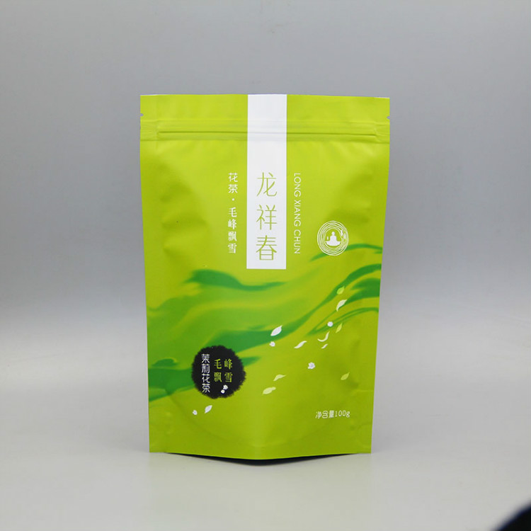 龙祥春茉莉花茶自立自封袋